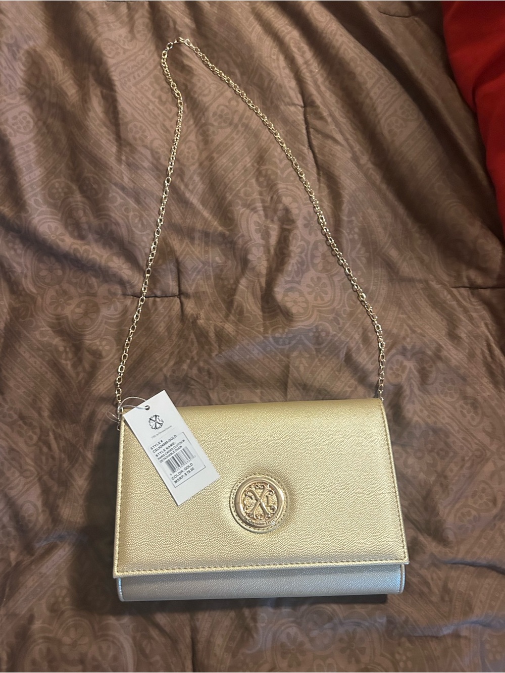 Cxl clutch bag with chain